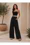 Women's High Waist Skirt Model Soft Comfortable Fit Wide Leg Pants - 5