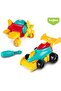 DIY Racing Car & Airplane Toy Set Pull Back Friction Powered Vehicle for Boys Girls - 6