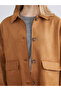 Esvab • Modern & Distinctive Shirt Roba Collar Women's Suede-Look Jacket - 4