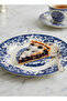 Earthenware Classic Blue Windmill & Floral Pattern Salad Plate, 8.1 Inch, White - 3