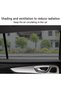 Car Side Window Sunshade, 4 Pieces, UV Protection Cover, Anti-Glare Window Sun Protection, Car Sunshade Accessories for Babies and Pets, Size M - 2