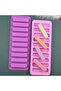 Two chocolate molds, heat resistant, easy to unmold, 10 compartments, reusable, stick molds, cookie cutters, non-stick, smooth ice cube trays - pink - 4