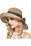 Women's sun hats, straw hats, summer hats, foldable straw hats, UV-protective hats, wide-brimmed hats, summer beach hats, outdoor hats