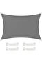 Shade sail 2 x 3 meters, waterproof (665 mm water column resistance), tear-resistant polyester fabric, 93% UV protection, for patios, gardens,...