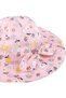 Baby Girl UPF 50+ UV Sun Hat - Toddler Summer Cotton Beach Hat with Adjustable Chin Strap (Pink Floral, 52cm) - 5