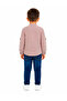 Boy's Elegant Collar Striped Shirt Jean Pants Bag Set Stylish Combination for Casual Special Occasions - 2