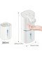Soap Dispenser - Wall-Mounted Automatic Soap Dispenser - Liquid Soap Dispenser - Four Dispensing Speeds - 380ml - IPX5 Waterproof Rating - Black - 7