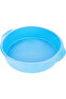 Silicone cake mold, round, oven-safe baking molds - blue - 5