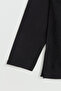 Plus Size Knit Sweater - Black - 3
