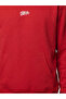 Ozmarka New Season Red Printed Men's Thick Hoodie - 3