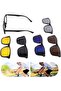 Clip-on Sunglasses - Sunglasses Mount - Driving - Magnetic Attachment - 20 x 14 x 2 cm - Not specified - 3