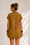Bohem Style Vintage Embroidered Denim Tunic - 2
