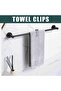 4-pack towel clips, duvet cover rack, kitchen towel clips, towel clips, kitchen towel holders, kitchen gadgets, more towels - 3