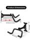 Bicycle wall mount - Adjustable distance foldable bicycle storage rack - Suitable for mountain bikes, road bikes, and e-bikes - Space-saving black - 2