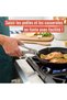 Pizza plate clip, heavy-duty cast aluminum 19.5cm heat-resistant oven tongs for hot dishes, grills, pizza plates, pots, and microwave ovens. - 3