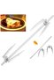 Grill rack – Grill rack, air fryer replacement forks, chicken forks, stainless steel barbecue accessories for grilling and cooking. - 3