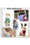 20-Pack Mini Plastic Dog & Pet Clothes Hangers Set for Cat & Dog Wardrobe (Black, 2 Styles) - 3