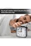 Travel Alarm Clock Battery Powered Snooze Function Night Light Quieter Bedside Alarm Clock for Children Bedroom Bathroom Kitchen Black - 4