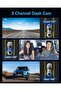 4K Car Dashcam Front and Rear, Wi-Fi GPS Car Camera with 32GB SD Card, 3-Channel, 170° Wide Angle, Night Vision, G-Sensor, Parking Mode - 5
