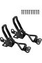 2-Pack Adjustable Black Toggle Locks, Heavy-Duty Toggle Latch and Quick-Release Metal Pull Lock, Easy to Install, for Cover Box Doors