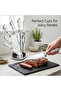 9-Piece Kitchen Knife Set with Stand & Peeler, Chef Knives, Meat Cleaver & Scissors for Home Kitchen & Restaurant Prep, Cutlery Kit for Home Cooks, Chefs & Food Enthusiasts - 6