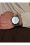 Vintage White Dial Double Color Gold and Silver Men's Wristwatch Steel Band Stainless Steel Case Colorfast Non-Peelable Steel Case - 5