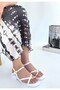 Nordi White Skin Belted Sandals - 2