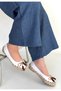 Ilwe White Skin Ballerina Shoes - 2