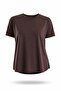 Brown Crew Neck Modal T-Shirt