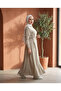 Cotton Tencel Fabric Dress with Buttons - 3