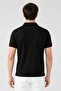 Men Classic Fit Embroidered Logo Short Sleeve Polo Shirt, Black - 2