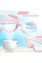 Children's diving goggles,swimming goggles,nose shield & earplugs,180° panoramic view,leak-proof,anti-fog,UV protection,children aged 4-13 (pink) - 5