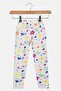 Kids Girl Floral Print Leggings, Multicolor - 2