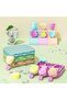 Silicone Ice Cube Molds for Fruity Popsicles - BPA-free, DIY Ice Cream Molds with Sticks for Yogurt, Juice and Smoothies (Blue) - 5