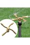 Lawn Sprinkler Head - Adjustable Irrigation - Garden Watering - 360 Degree Rotation - 12 x 9 x 6 cm - Copper