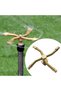 Lawn Sprinkler Head - Adjustable Irrigation - Garden Watering - 360 Degree Rotation - 12 x 9 x 6 cm - Copper - 4
