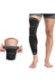 2-Pack Knee Braces for Sports, Basketball, Running, Support, Protection, Woven Knee Sleeves, Long Leg Protection, Compression Knee Braces, Size L - 5