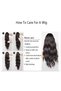 26-inch synthetic hair, long wavy layered wig, gray-gold gradient, heat-resistant synthetic wig, women's style - 3