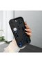Vivo Y31/Y21D Compatible Blue Butterfly Pattern Matte Silicone Case, Stylish Design