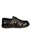 231201 Men's Genuine Leather Closed Toe Anatomical and Comfort Sole Daily Sandals