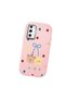 Samsung Galaxy S20 Fe Compatible Case Camera Protector Pink Silicone Couple Phone Case Bear Patterned - 3