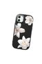 Samsung Galaxy A05 Compatible Case Camera Protector Black Silicone Couple Phone Case with Floral Pattern - 3