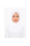 Kids Instant Rayon Hijab with Rhinestone Design for Girls | Soft Stretch Pull-On Prayer Hijab