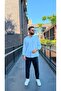 Men's Carrot Cut Trousers Lycra Gabardine Seasonal Trousers Code: Js26E-Gbrdnpant - 5