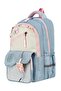 A+ Quality Girls Primary School Blue Orthopedic 3-Piece Set with Pen Holder, Foil-Lined Lunch Bag, 4 Compartments 517 - 4