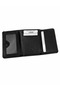Genuine Leather Vertical Magnet Unisex Black Wallet with Gift Box Mcz3018 - 6