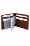 Genuine Leather Horizontal Tan Color Men's Wallet with Gift Box Mcz3069 - 2