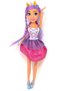 Sparkel Girlz 25cm Princess Unicorn Purple Hair Horse Ears Play Doll Ice Cream Cucurucho - 3
