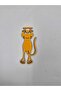 10 Pieces Wooden Cute Cat Bookmark Orange Color 3 mm Mdf Laser Cut Bookmark (10 cm) - 4