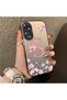Oppo A60 Compatible Silicone Edge Hard Back Case Couple Phone Case with Letter S Pattern - 3